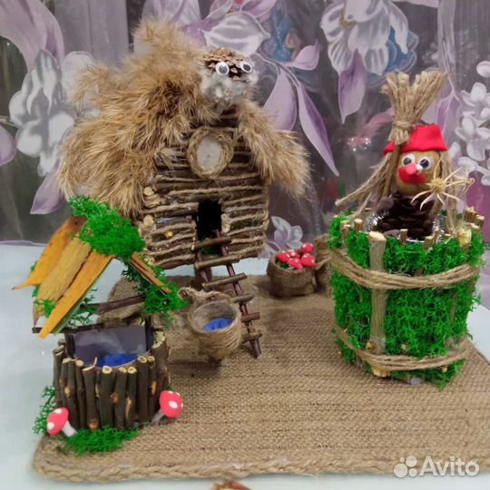 Осенняя, весенняя, на тему сказки.поделка в садик