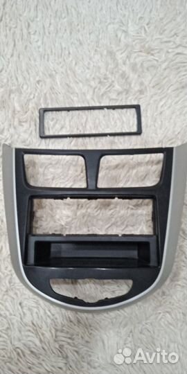 Рамка для магнитолы hyundai solaris