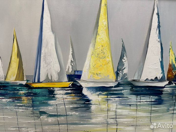 Картина маслом, абстракция 