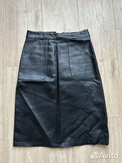 Юбка женская экокожа XS