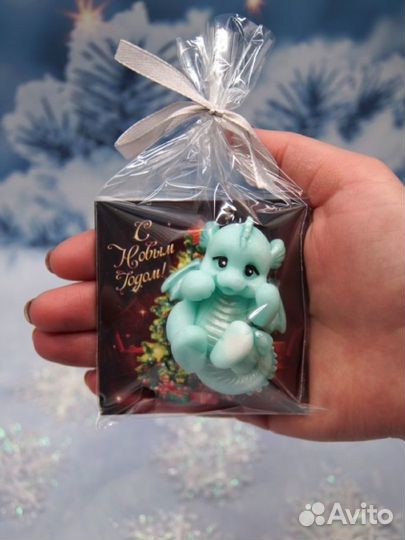 Мыло ручной работы символ года дракончик