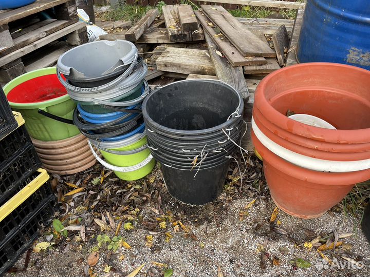 Ящики тазы горшки для цветов и рассады поддоны