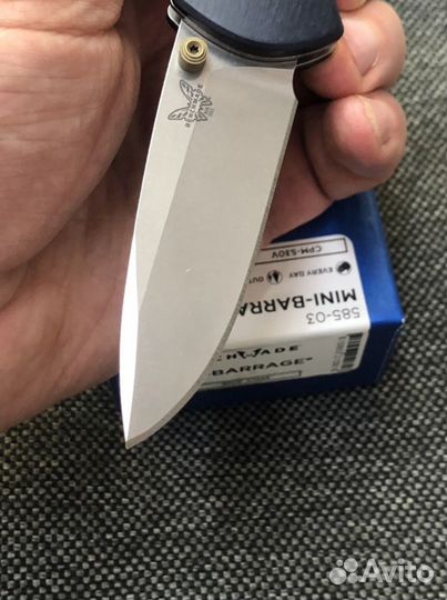 Benchmade 585-03 Mini Barrage Axis Assisted Openin