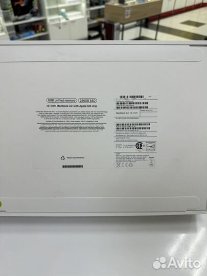 Macbook air 13 m3 256 gb