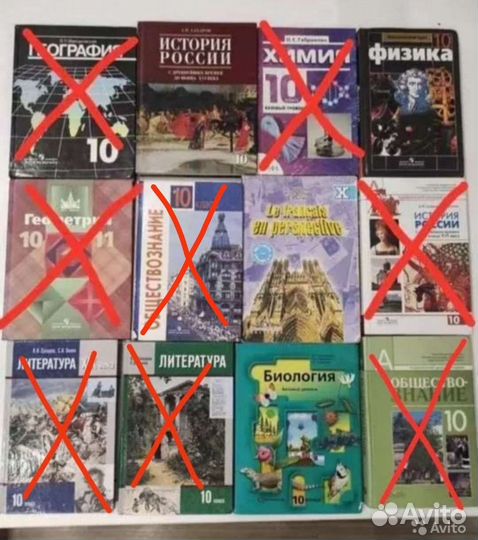 Учебники 10 класс