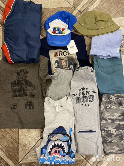 Брендовые вещи пакетом на мальчика 6-7