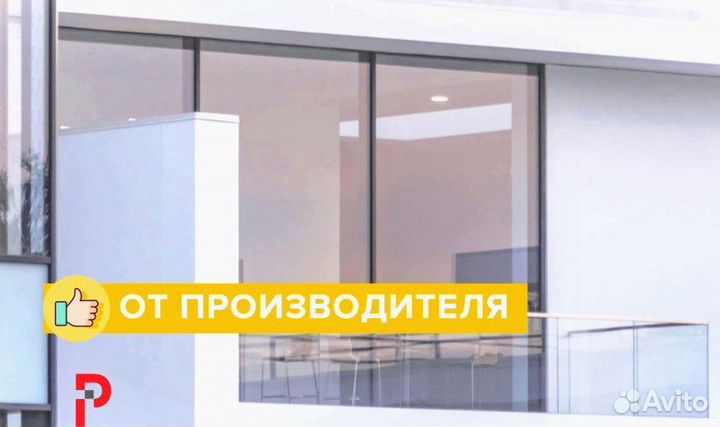 Стеклянное ограждение лестницы