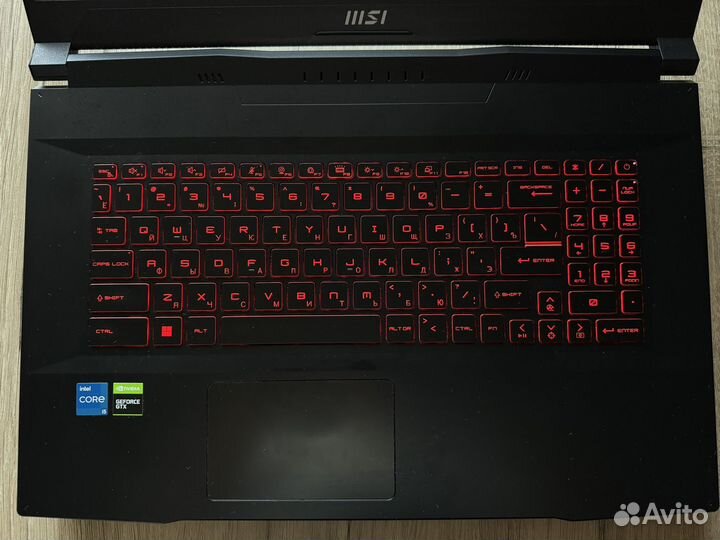 Игровой ноутбук MSI GF76 Katana