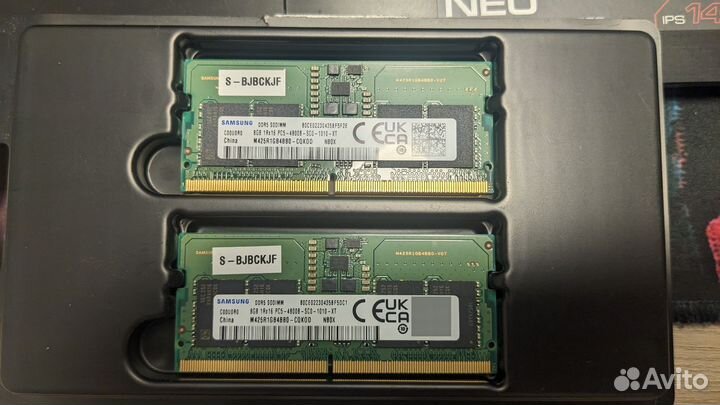 Оперативная память sodimm DDR5 2x8GB