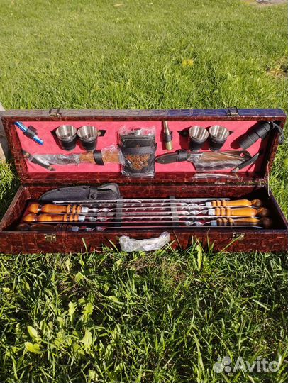 Подарочный набор для мужчин с шампурами