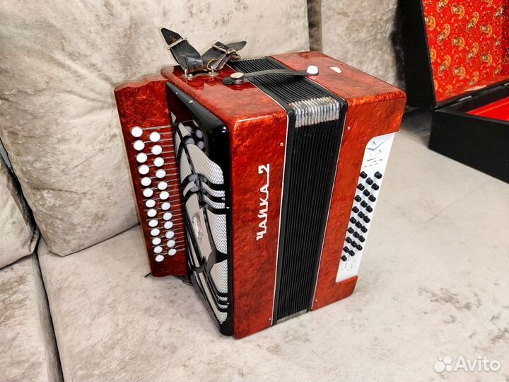 Гармонь Чайка 2 шуйская 25 на 25 ля