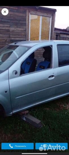 Дверь передняя левая Рено Логан