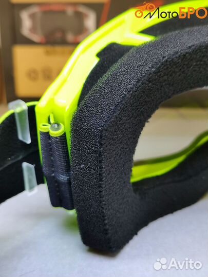 Очки Leatt Velocity 4.5 Citrus Clear