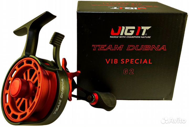 Катушка зимняя Jig It Team Dubna Vib Special G2