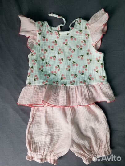 Летняя одежда для девочки 92