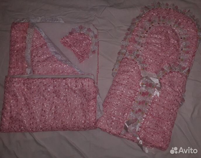 Детский конверт на выписку