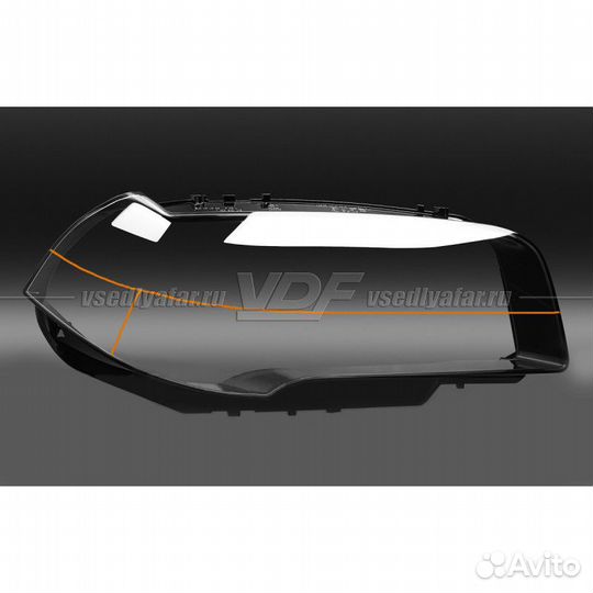 Стекло для фары BMW X3 E83 (2003-2010) Правое