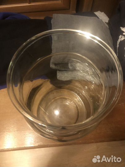 Ваза стекло гигант 16 литр 40 см Красный Май СССР