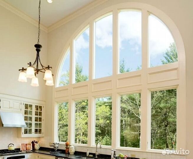 Фигурные пластиковые окна