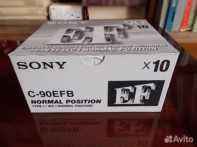 Кассеты Sony EF 90,made in Japan.новые