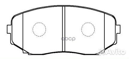 Колодки тормозные mazda MPV 95- перед. HP9193 HSB