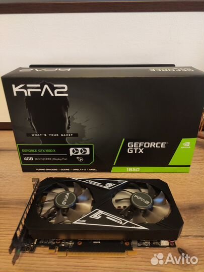 Видеокарта KFA2 GeForce GTX 1650 X 4Gb