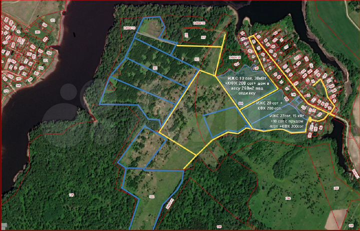 Участок 2 га (СНТ, ДНП)