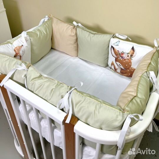 Кроватка 4в1 Mika и матрасы