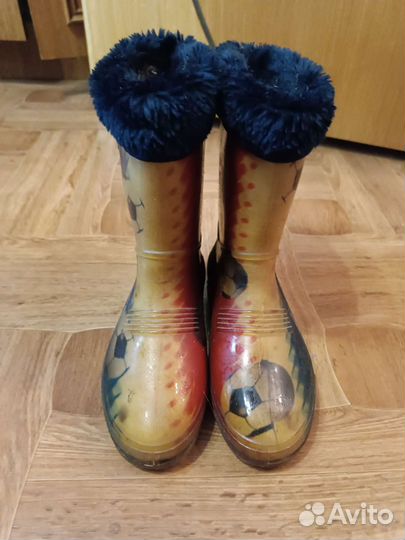 Детские резиновые сапоги