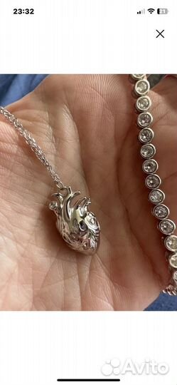 Серьги и подвеска