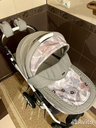 Детская коляска Adamex Barletta Акварель 2 в 1