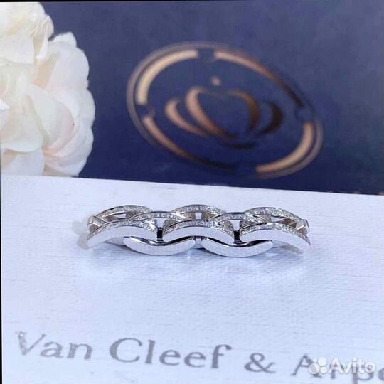 Кольцо Cartier Maillon Panthere из бел.золота 1,89ct