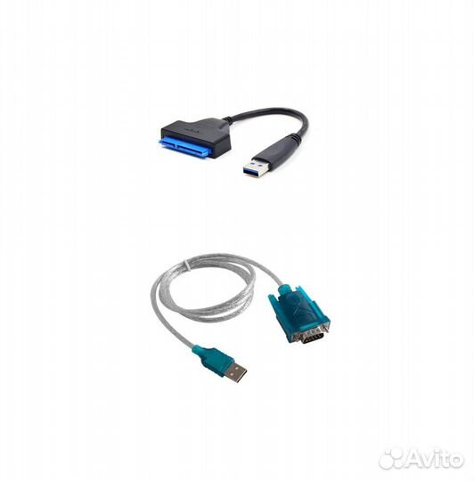 Провода адаптеры usb, SATA, RJ45, com, vga