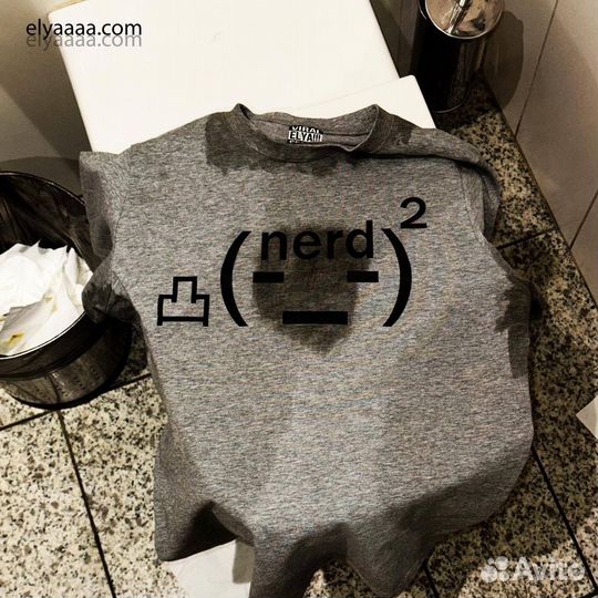 Футболка elyaplugg nerd merch opium