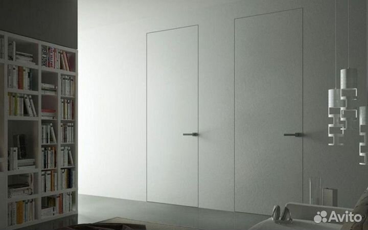 Скрытые межкомнатные двери под отделку