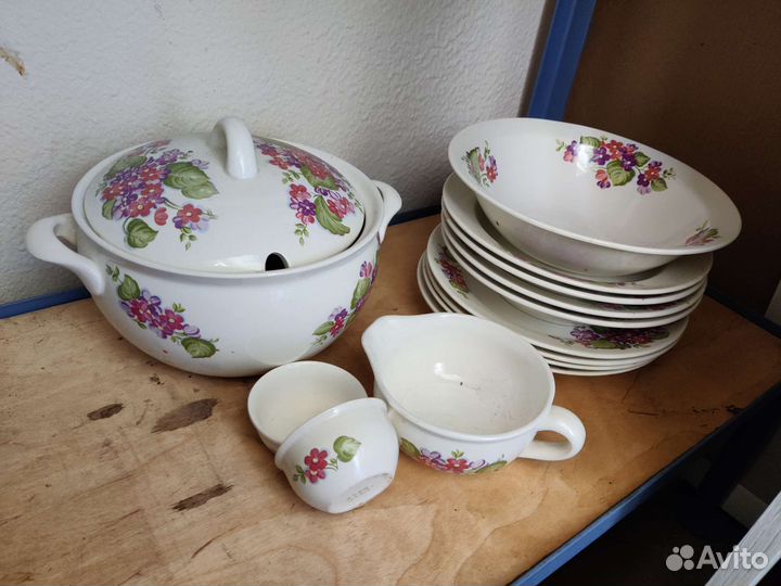 Сервиз столовый Конаково (зик) СССР новый