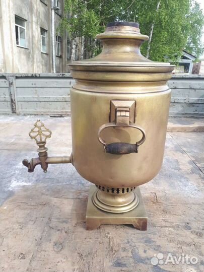 Самовар на дровах старинный