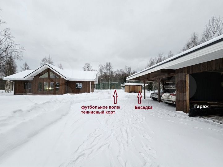 Коттедж 191 м² на участке 17 сот.