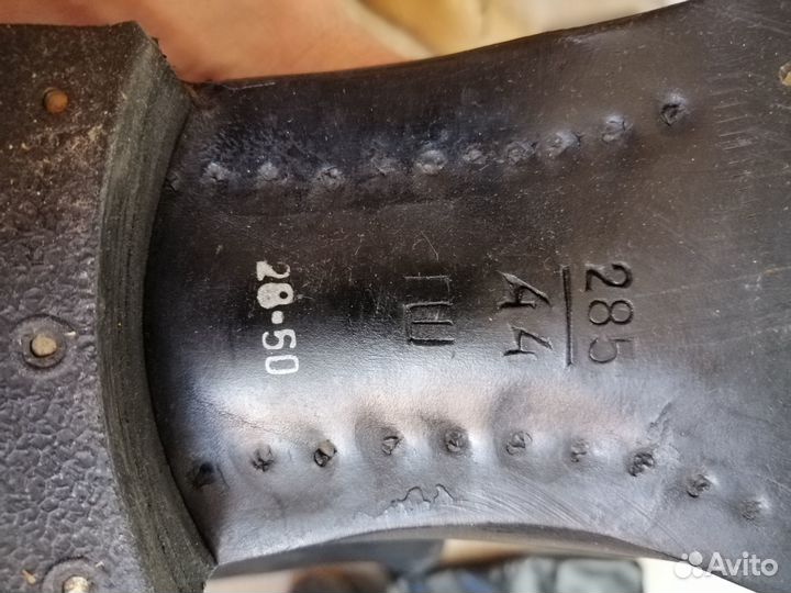 Сапоги военные офицерские хромовые СССР Размер 44