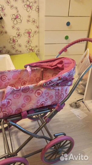 Коляска кукольная+ бэби бон