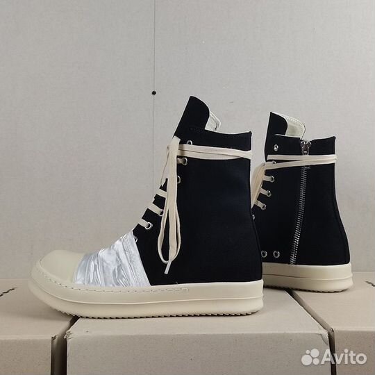 Rick Owens Ramones Wrap High-Top Sneakers