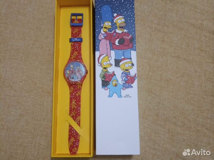 Часы Swatch x Simpson