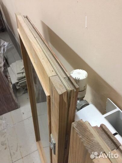 Деревянные стеклопакеты б/у 2 шт