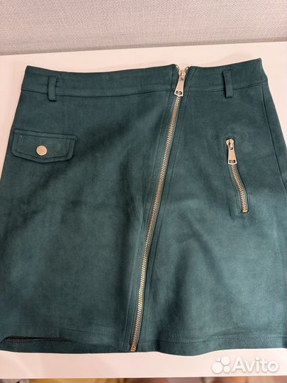 Юбка велюровая