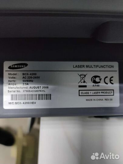 Мфу лазерный samsung scx 4200