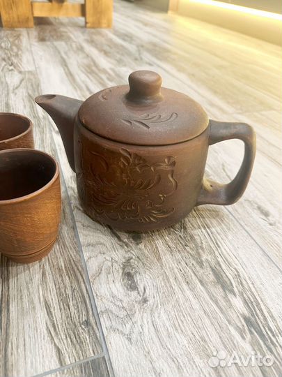 Заварочный чайник из глины
