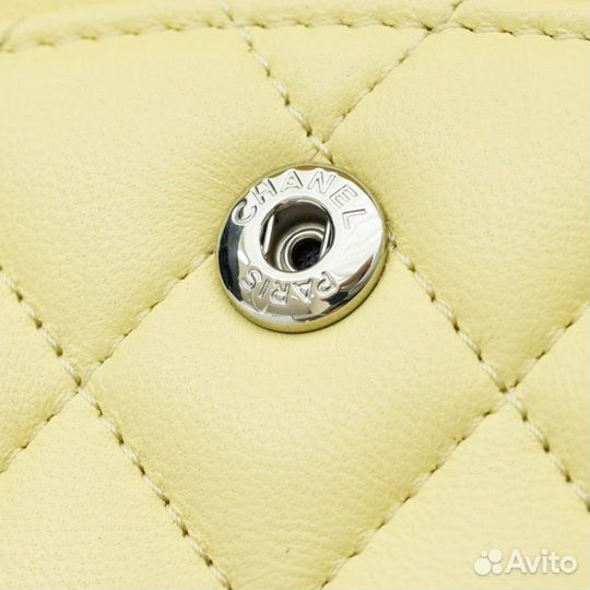 Сумка chanel classic flap 2.55 жёлтая