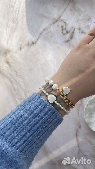 Браслет из натурального жемчуга