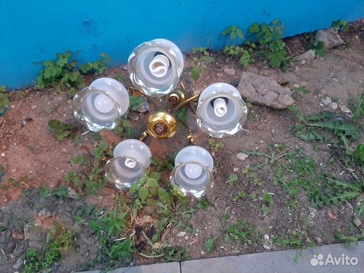 Люстра потолочная бу