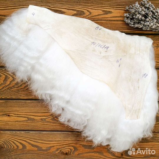 Шкурка ангорской козы. Волосы для кукол
